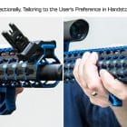 UTG Keymod Ultra Slim Handstop - BLUE-3823