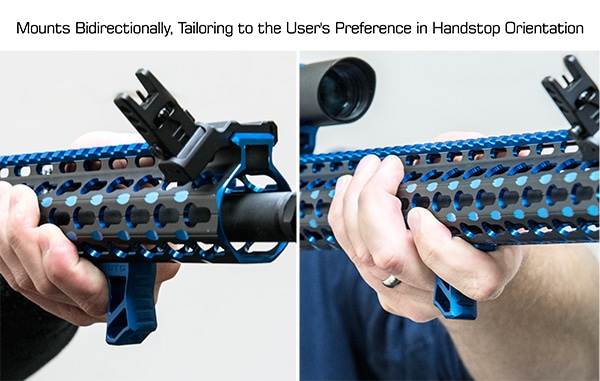 UTG Keymod Ultra Slim Handstop - BLUE-3823