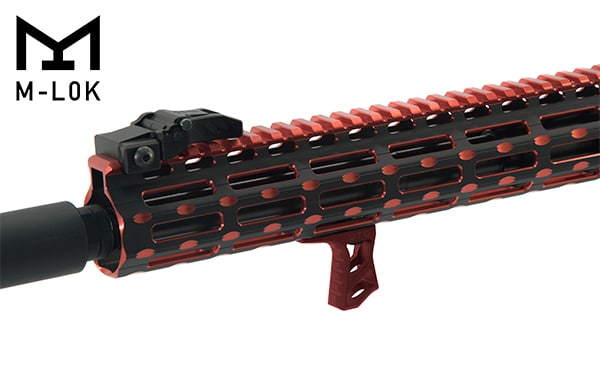 UTG Mlok Ultra Slim Handstop - RED-3837