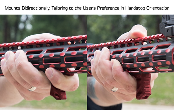 UTG Mlok Ultra Slim Handstop - RED-3839