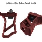 UTG Mlok Ultra Slim Handstop - RED-3840