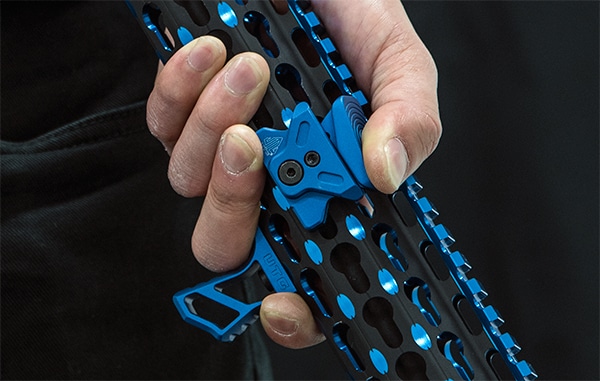 UTG Keymod Angled Index Mount - BLUE-3851