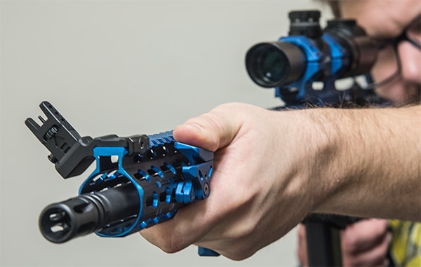 UTG Keymod Angled Index Mount - BLUE-3852