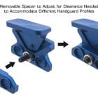 UTG Keymod Angled Index Mount - BLUE-3856