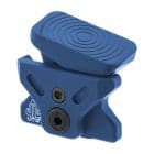 utg rail hand stop rest index mount blue anodized