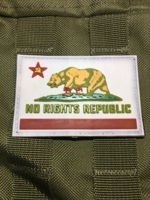 patch commiefornia california communists