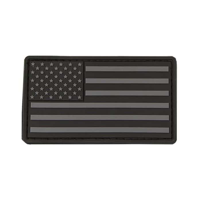 patch black usa flag america