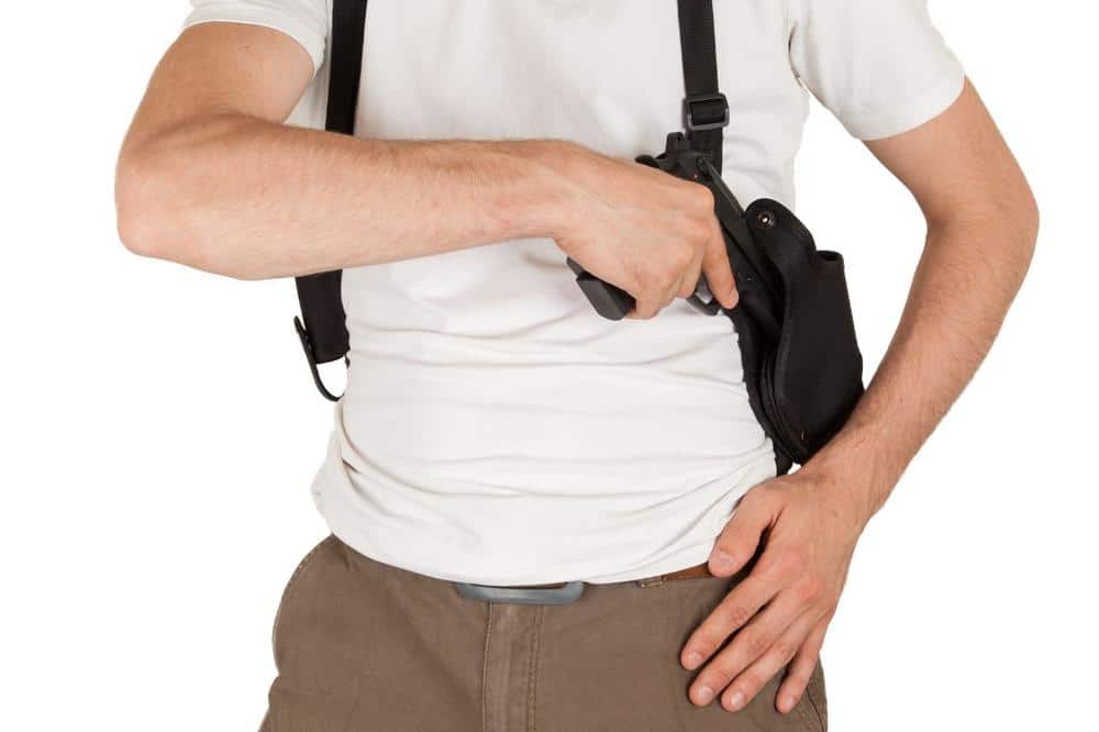 shoulder holster concealed carry positions