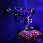 cerakoted splatter glock slide