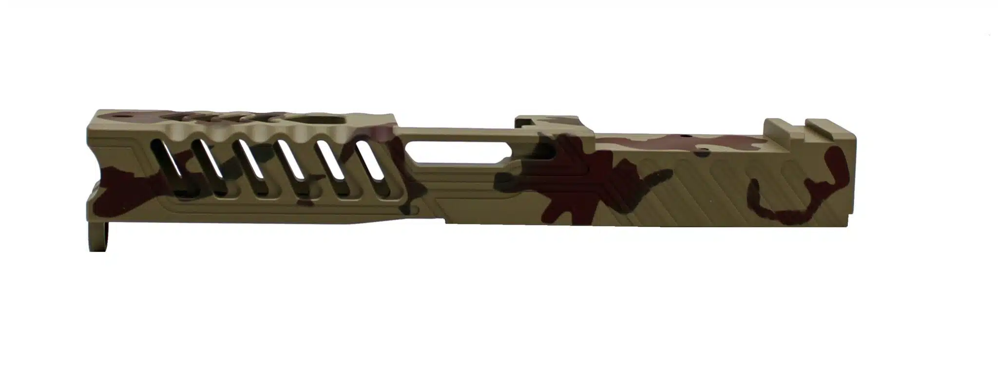 Natural Camo Cerakoted KM Tactical MKII Slide For Glock 19 (Gen 15) KM Tactical
