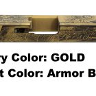 glock one off cerakote slide gambler engraved