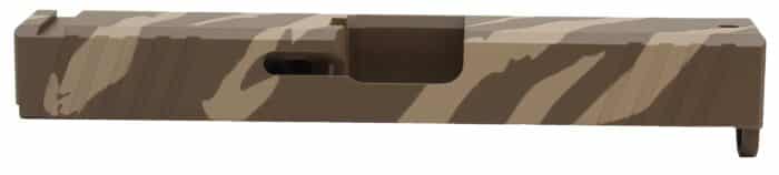 cerakoted tiger stripped glock slide