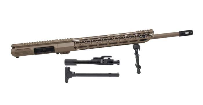 AR-15 FDE Cerakote Upper MLOK 5.56 20"