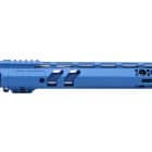 cerakoted 16" km billet upper assembly - nra blue