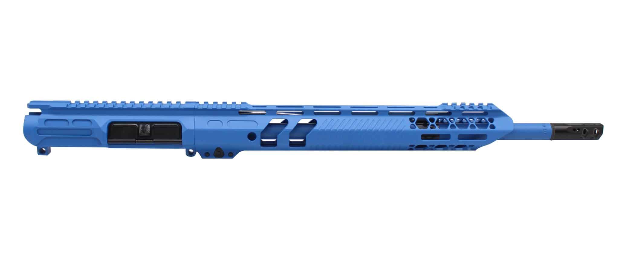 cerakoted 16" km billet upper assembly - nra blue