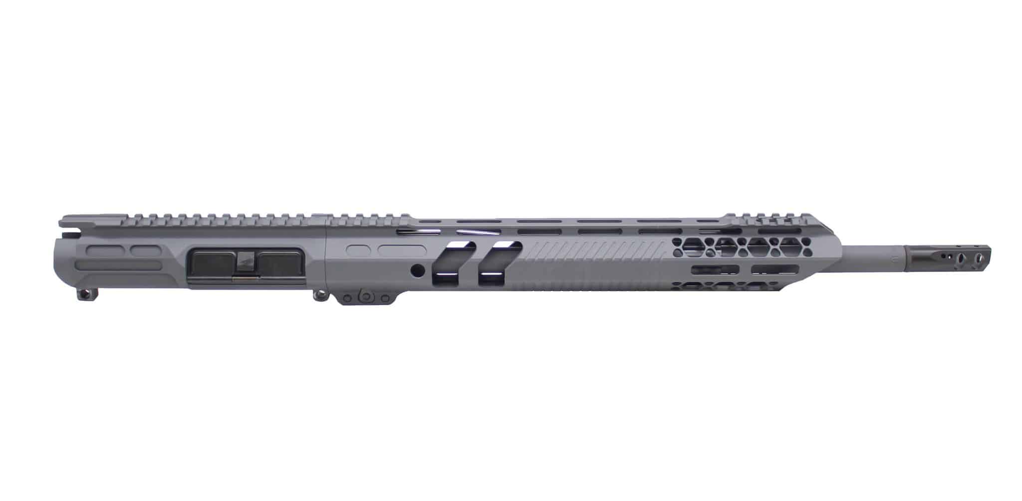 cerakoted 16" km billet upper assembly - sniper gray