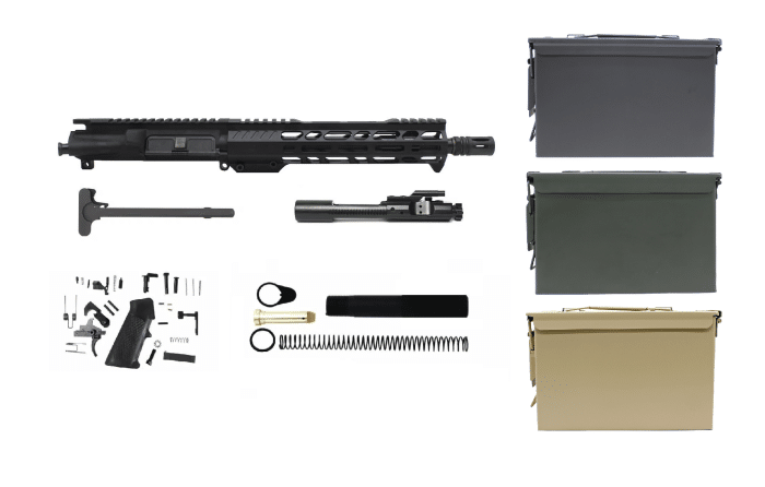complete ar-15 kit 5.56 300 blackout upper receiver ammo can