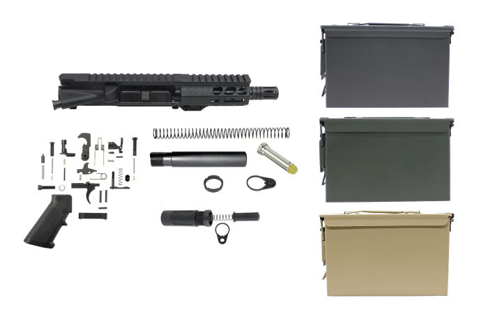 complete ar-15 kit 5.56 300 blackout upper receiver ammo can