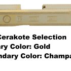 Deep Engraved Custom Cerakote Glock Slide - molon labe